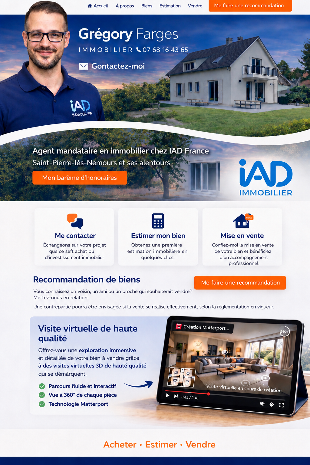 Accueil Grégory Farges Immobilier